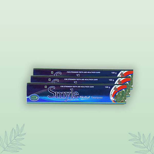 Smyle Herbal Toothpaste - 100 gm (Pack of 3)