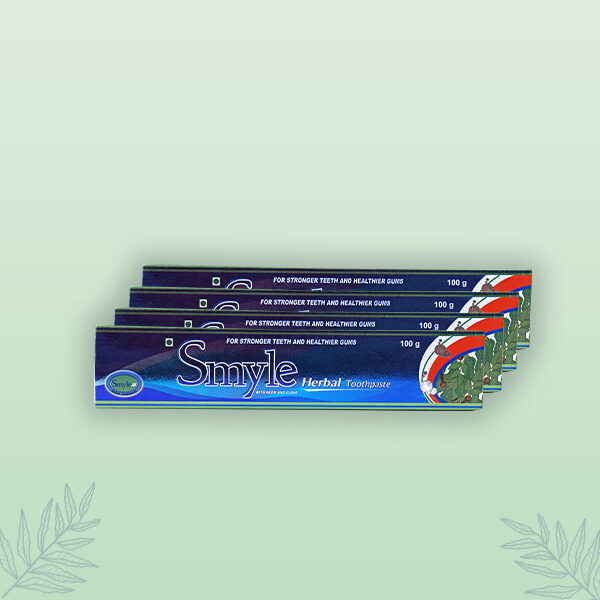 Smyle Herbal Toothpaste - 100 gm (Pack of 4)